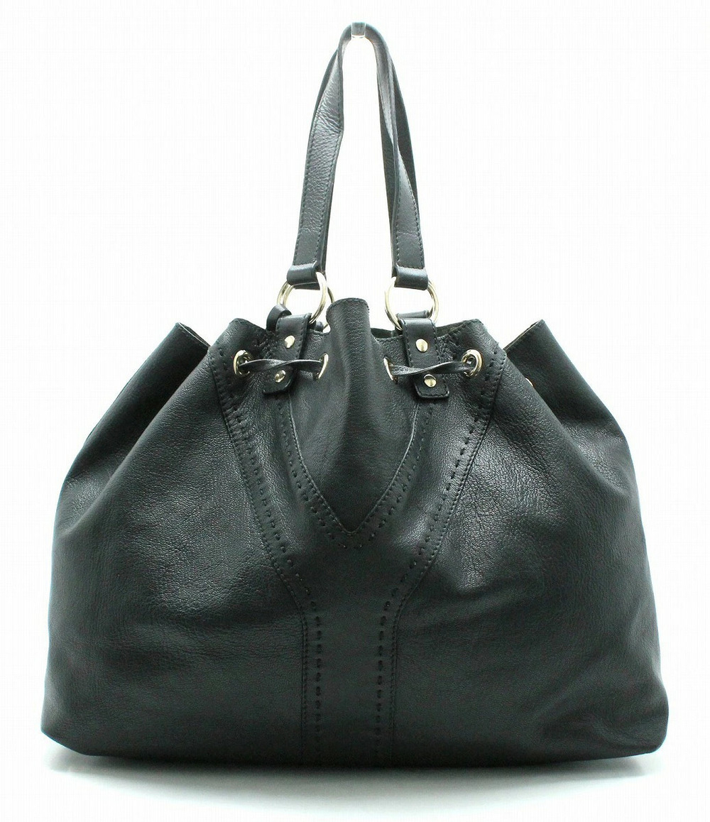 Saint Laurent Yves YSL Sac Double Tote Bag Shoulder Reversible